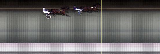 Målfoto for løp 1 på bane LE den 15.10.2018