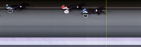 Målfoto for løp 6 på bane LE den 15.10.2018