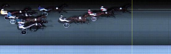 Målfoto for løp 6 på bane LE den 20.10.2018