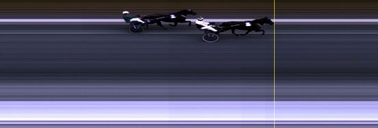 Målfoto for løp 2 på bane LE den 25.10.2018