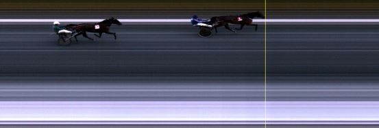 Målfoto for løp 3 på bane LE den 25.10.2018