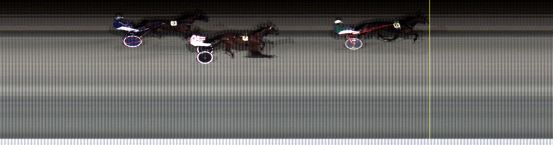 Målfoto for løp 1 på bane LE den 29.10.2018