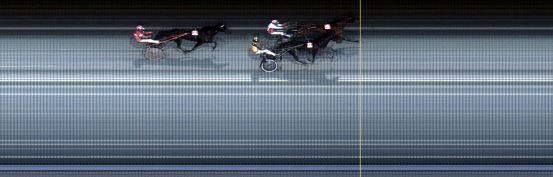 Målfoto for løp 3 på bane LE den 27.12.2018