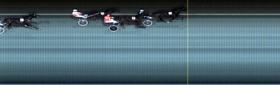 Målfoto for løp 1 på bane LE den 07.01.2019