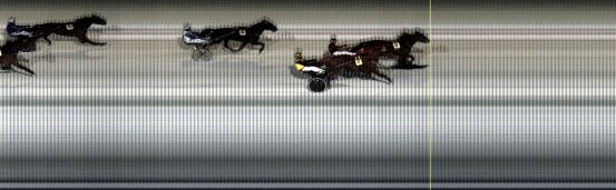 Målfoto for løp 1 på bane LE den 20.01.2019