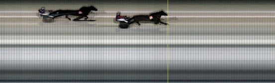 Målfoto for løp 3 på bane LE den 20.01.2019