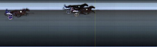 Målfoto for løp 1 på bane LE den 04.02.2019