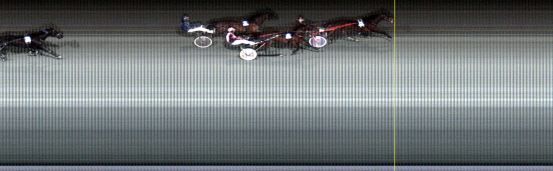 Målfoto for løp 2 på bane LE den 25.02.2019