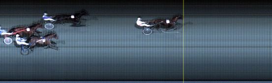 Målfoto for løp 8 på bane LE den 25.02.2019