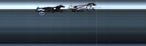 Målfoto for løp 1 på bane LE den 11.03.2019