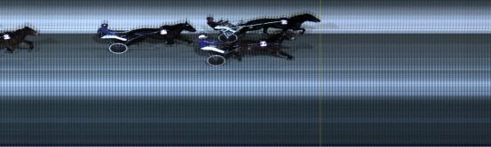 Målfoto for løp 8 på bane LE den 11.03.2019