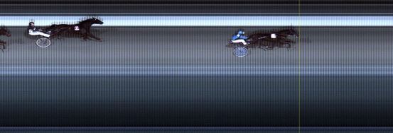 Målfoto for løp 8 på bane LE den 18.03.2019