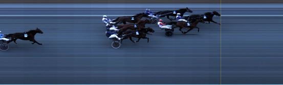 Målfoto for løp 2 på bane LE den 07.04.2019