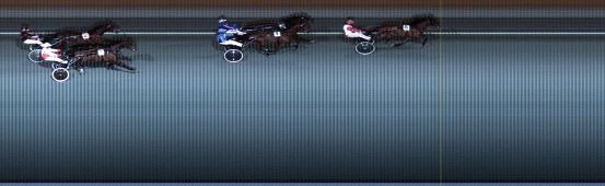 Målfoto for løp 9 på bane LE den 07.04.2019