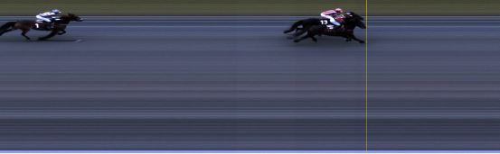 Målfoto for løp 9 på bane LE den 21.06.2019