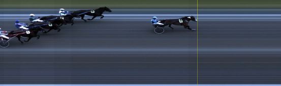 Målfoto for løp 1 på bane LE den 01.07.2019