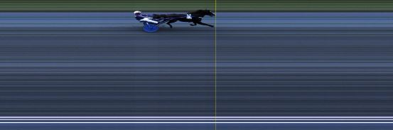 Målfoto for løp 8 på bane LE den 22.07.2019