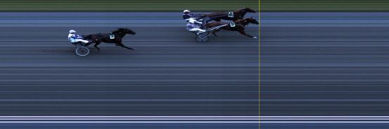 Målfoto for løp 9 på bane LE den 22.07.2019