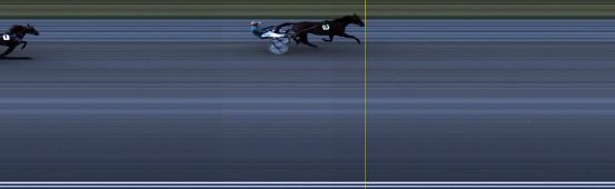 Målfoto for løp 1 på bane LE den 19.08.2019