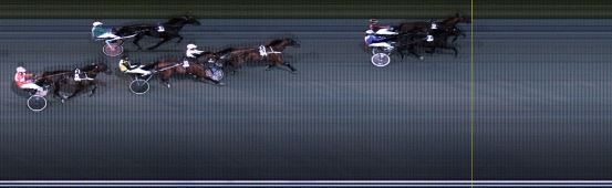 Målfoto for løp 6 på bane LE den 19.08.2019