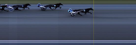 Målfoto for løp 2 på bane LE den 25.08.2019