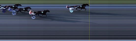 Målfoto for løp 1 på bane LE den 02.09.2019