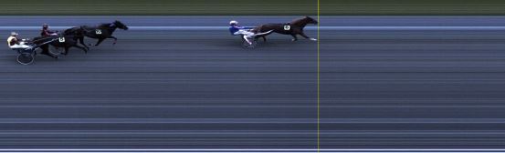 Målfoto for løp 1 på bane LE den 09.09.2019