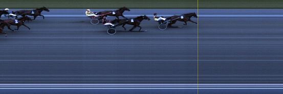 Målfoto for løp 2 på bane LE den 09.09.2019