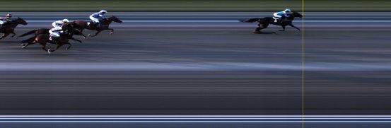 Målfoto for løp 3 på bane LE den 22.09.2019