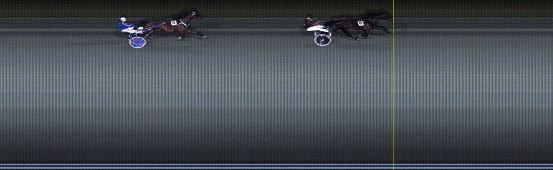 Målfoto for løp 1 på bane LE den 07.10.2019