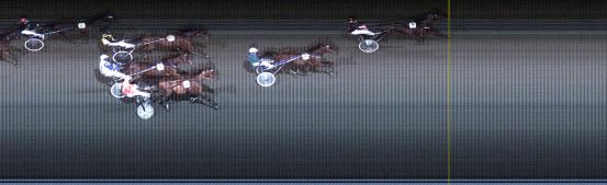 Målfoto for løp 1 på bane LE den 28.10.2019