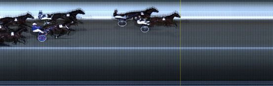 Målfoto for løp 6 på bane LE den 09.12.2019