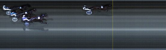 Målfoto for løp 2 på bane LE den 06.01.2020