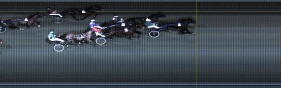 Målfoto for løp 6 på bane LE den 06.01.2020