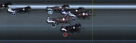 Målfoto for løp 1 på bane LE den 13.01.2020