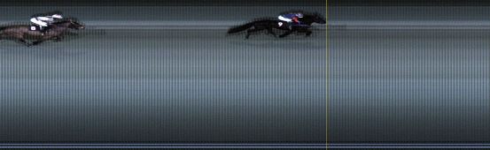 Målfoto for løp 2 på bane LE den 03.02.2020