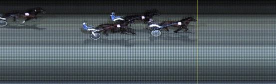 Målfoto for løp 8 på bane LE den 10.02.2020