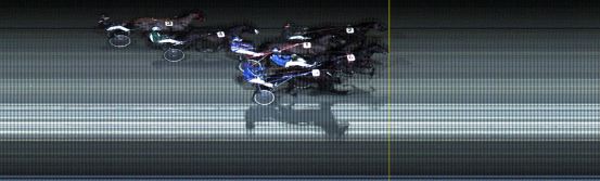 Målfoto for løp 1 på bane LE den 17.02.2020