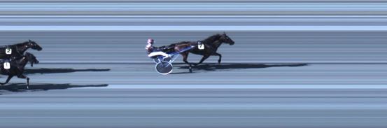 Målfoto for løp 1 på bane LE den 22.04.2020