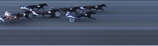 Målfoto for løp 1 på bane LE den 26.04.2020