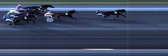 Målfoto for løp 4 på bane LE den 13.07.2020