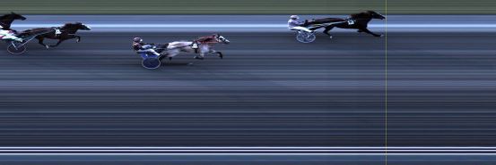 Målfoto for løp 6 på bane LE den 13.07.2020