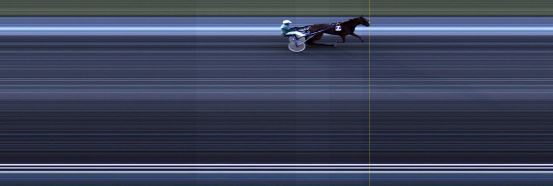 Målfoto for løp 8 på bane LE den 13.07.2020