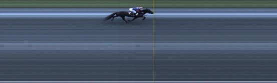 Målfoto for løp 1 på bane LE den 20.07.2020