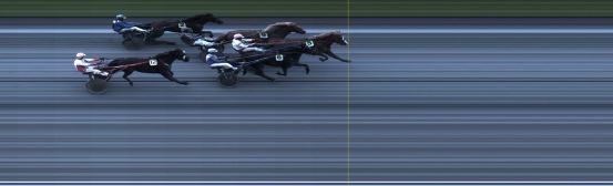 Målfoto for løp 1 på bane LE den 03.08.2020