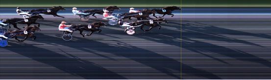 Målfoto for løp 5 på bane LE den 10.08.2020