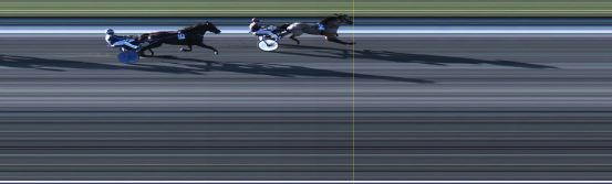 Målfoto for løp 2 på bane LE den 17.08.2020