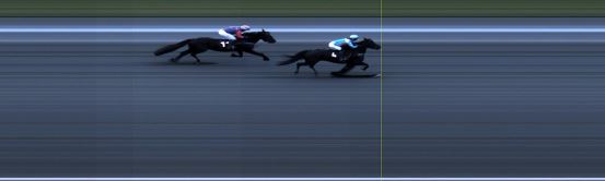 Målfoto for løp 1 på bane LE den 26.09.2020