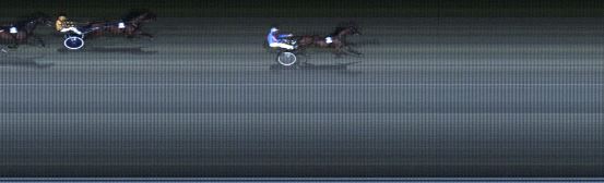 Målfoto for løp 2 på bane LE den 12.10.2020