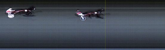 Målfoto for løp 1 på bane LE den 19.10.2020